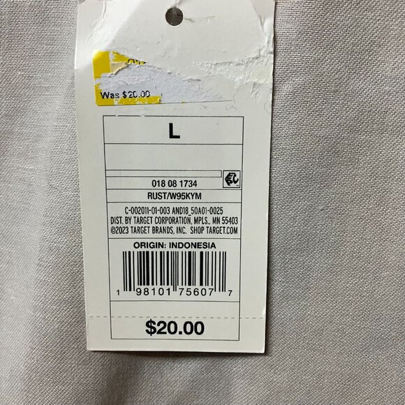 A New Day Women's Large Rust Long Sleeve Turtleneck Slim Fit Cozy T-Shirt Ribbed - Picture 4 of 8